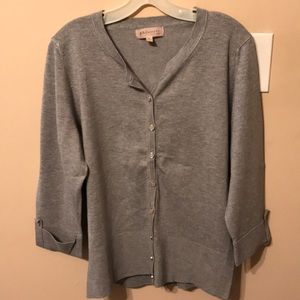 Grey cardigan